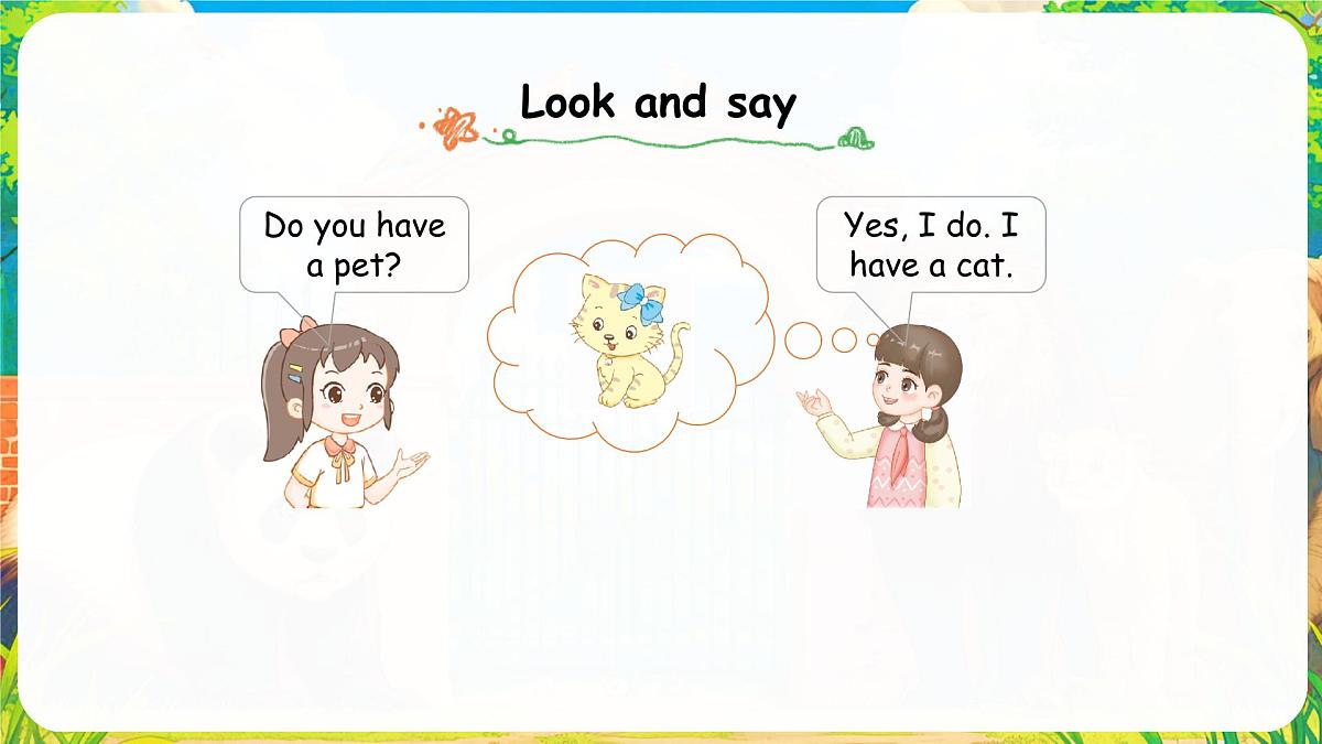 人教版PEP（2024）英语三年级上册  Unit 3 Amazing animals Part A (2) Let's learn~Listen and do（课件）第3页