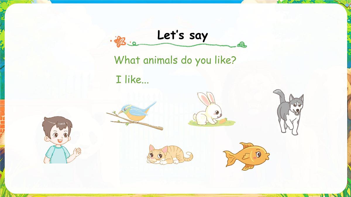 人教版PEP（2024）英语三年级上册 Unit 3 Amazing animals Part B（1）Let’s talk ~ Play with hand shadows（课件）第3页