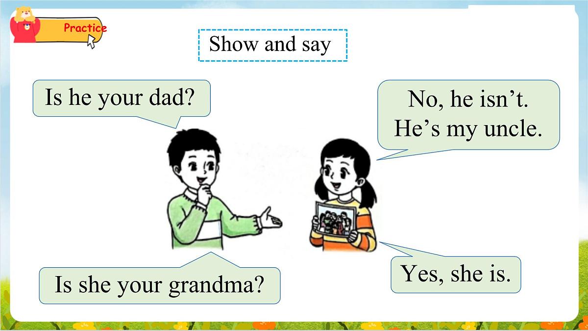 译林版2024三年级上册英语Unit 6 Is he your grandpa 第三课时 课件第8页