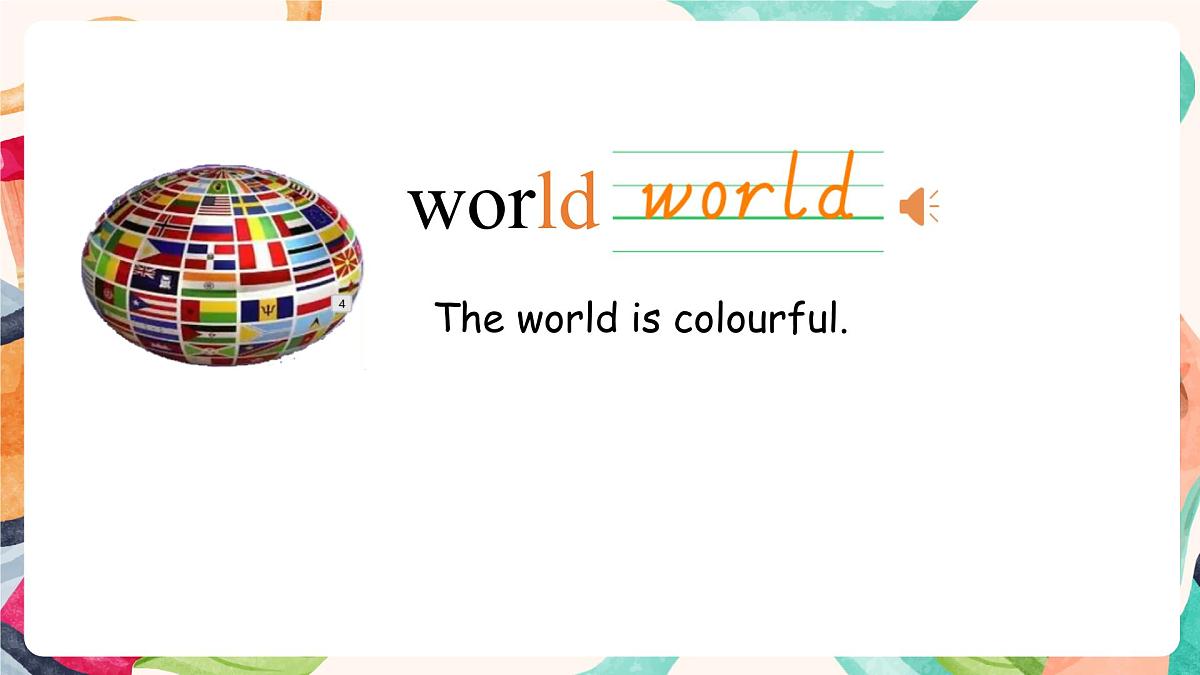 外研版（三起2024）英语三年级上册 Unit 3 It's a colourful world 第1课时 Get ready（课件）第5页