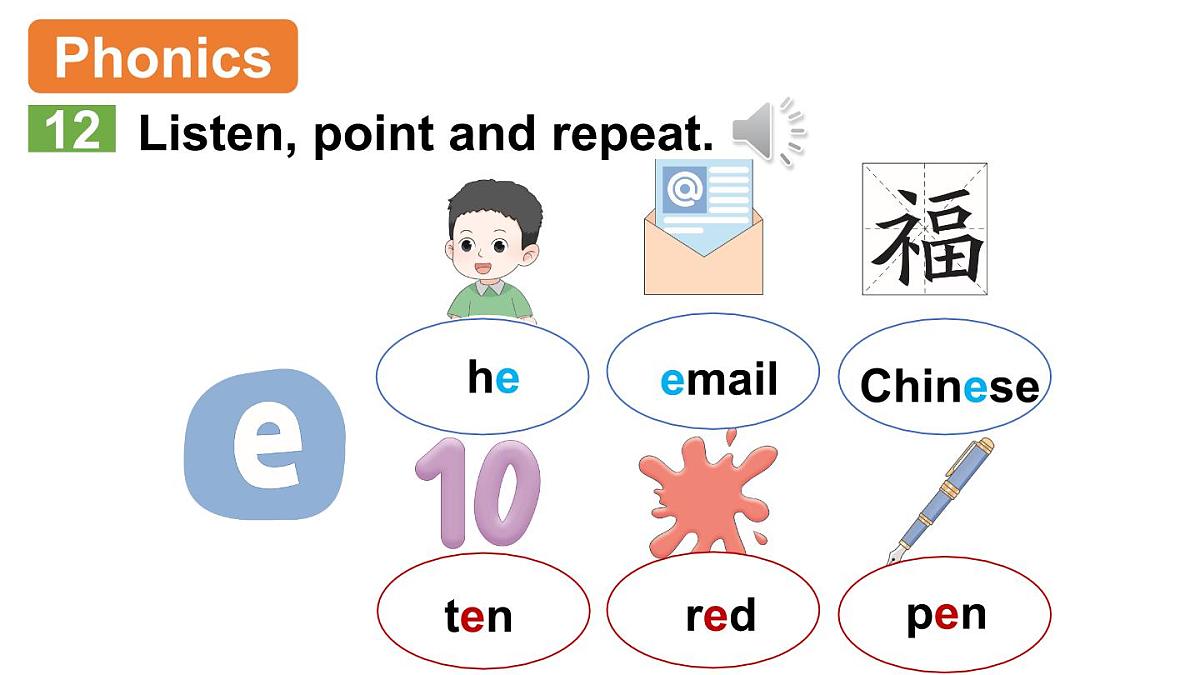 小学英语新外研版Join In剑桥三年级上册Unit 3第4课时（Parts 12 & 13）教学课件（2025秋）第5页