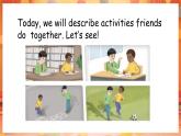 人教PEP版（2024）英語四年級(jí)上冊(cè) Unit 2 My friends Part B (5) Let's learn ~ Look ,choose and say（課件）