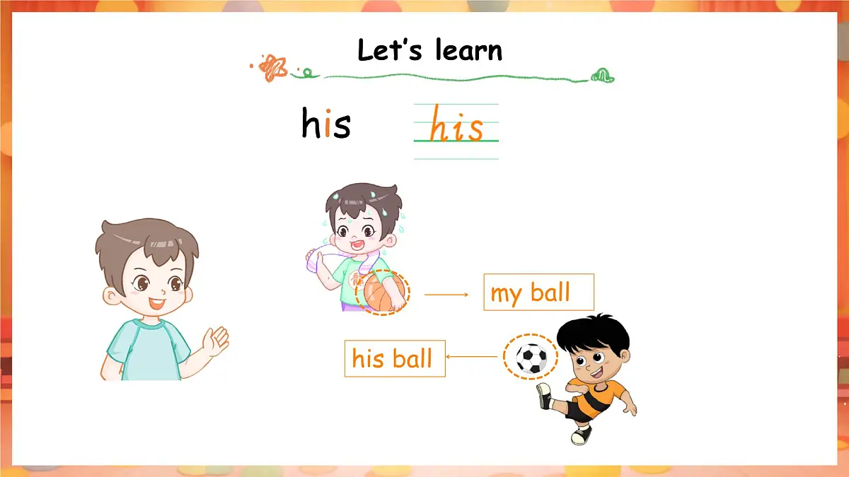 人教PEP版（2024）英语四年级上册 Unit 2 My friends Part A (1) Let's talk ~ Say and draw（课件）第7页