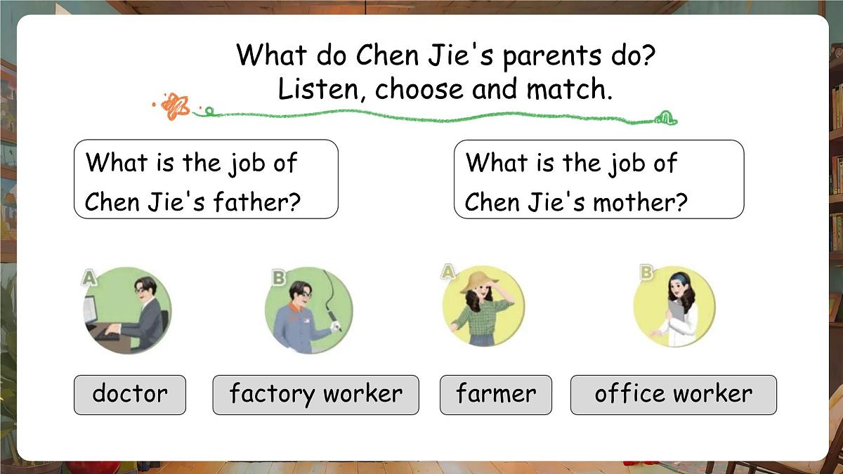 人教PEP版（2024）英语四年级上册 Unit 1 Helping at home Part B (7)  Project-Reading time（课件）第6页