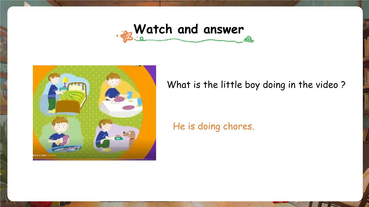人教PEP版（2024）英语四年级上册 Unit 1 Helping at home Part B (5) Let's learn ~ Listen sand chant（课件）第4页