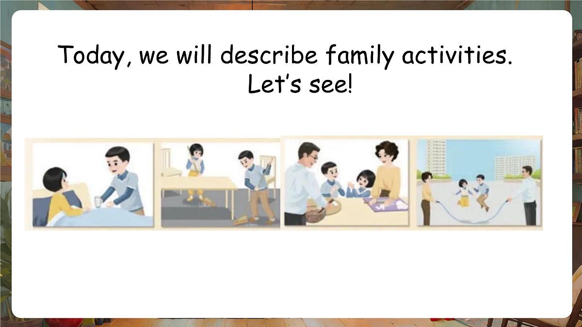 人教PEP版（2024）英语四年级上册 Unit 1 Helping at home Part B (5) Let's learn ~ Listen sand chant（课件）第6页