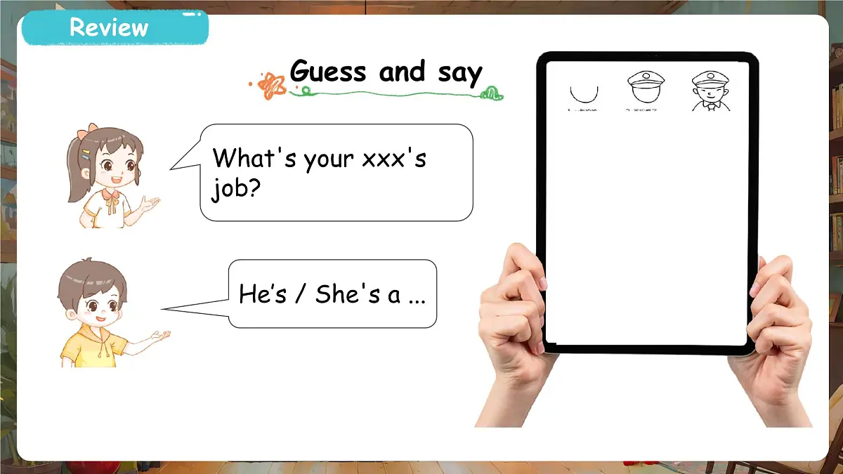 人教PEP版（2024）英语四年级上册 Unit 1 Helping at home Part A (2) Let's learn ~ Match and say（课件）第5页