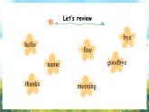 冀教版（三起）（2024）英語(yǔ)三年級(jí)上冊(cè) Unit 1 Hello Unit review（課件）