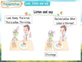 冀教版（三起）（2024）英語三年級上冊 Unit 3 Colours and letters Lesson 1 Fun with colours（課件）