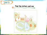 冀教版（三起）（2024）英語三年級上冊 Unit 3 Colours and letters Lesson 3 Letters all around（課件）