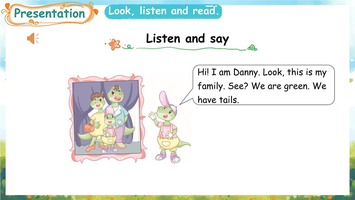 冀教版（三起）（2024）英语三年级上册 Unit 6 My family Lesson 4 I love my family.（课件）第6页