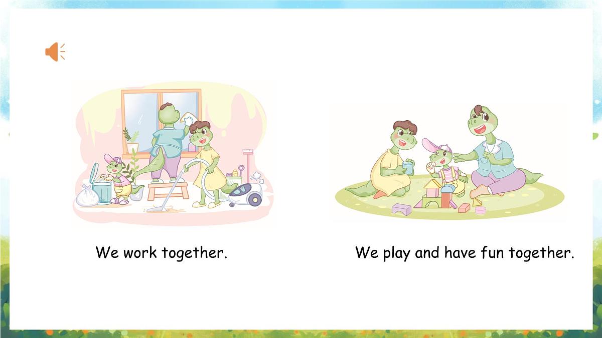 冀教版（三起）（2024）英语三年级上册 Unit 6 My family Lesson 4 I love my family.（课件）第8页