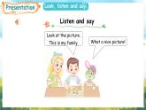 冀教版（三起）（2024）英語(yǔ)三年級(jí)上冊(cè) Unit 6 My family Lesson 1 Li Ming's family（課件）