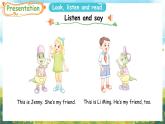 冀教版（三起）（2024）英語三年級上冊 Unit 4 My friends Lesson 4 We are friends（課件）