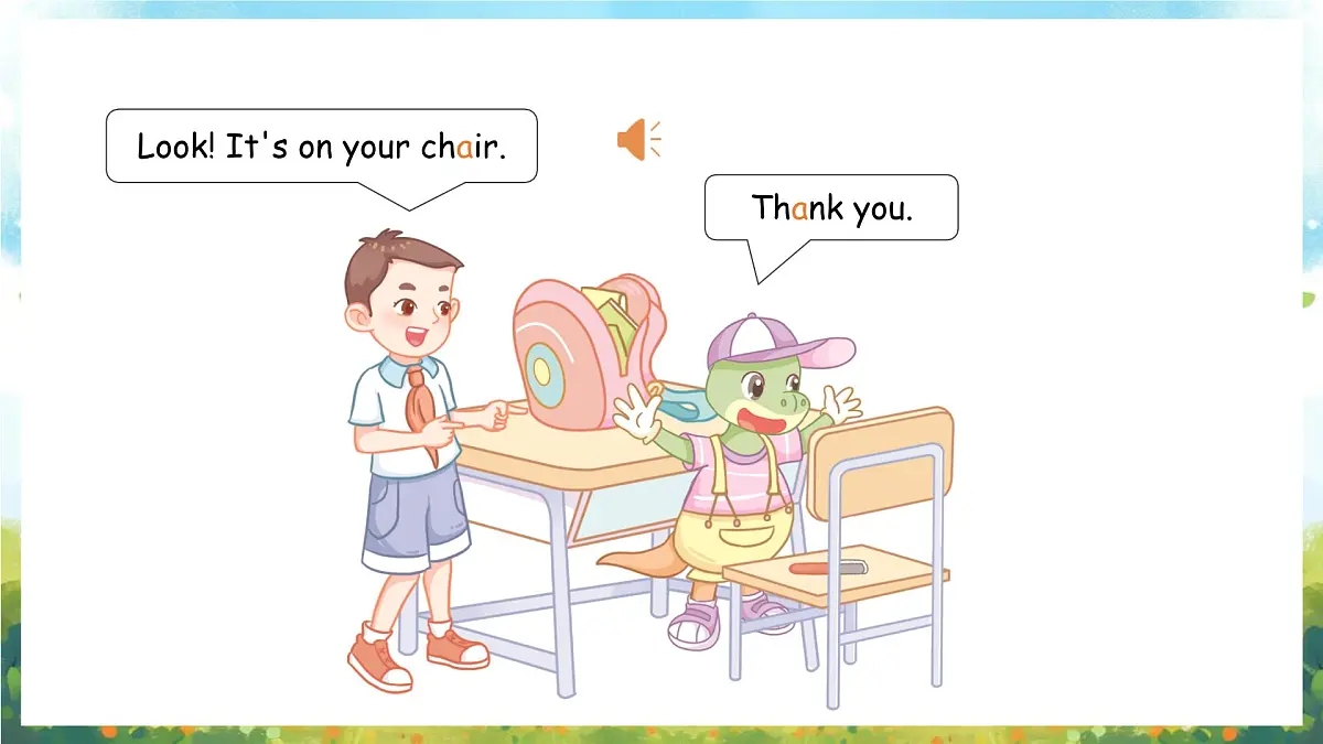 冀教版（三起）（2024）英语三年级上册 Unit 4 My friends Lesson 3 Don't worry（课件）第6页