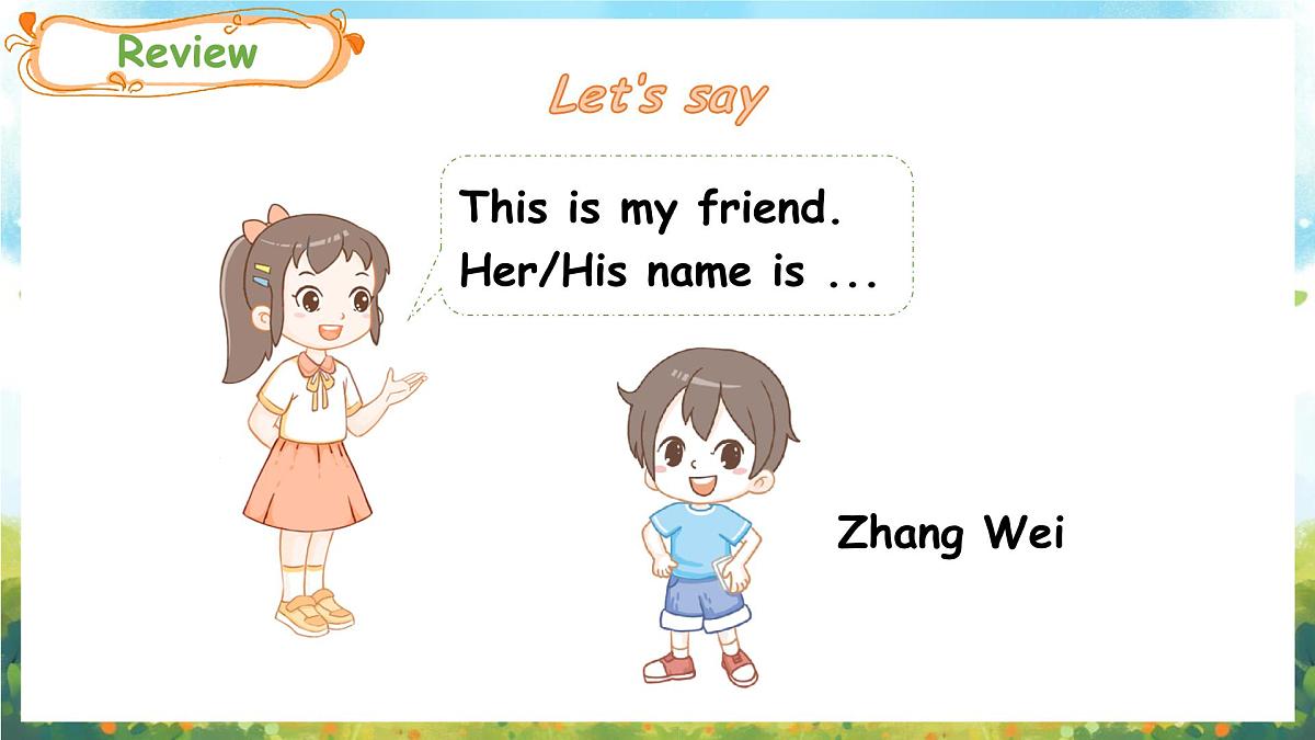 冀教版（三起）（2024）英语三年级上册 Unit 4 My friends Lesson 2 Friends share（课件）第2页
