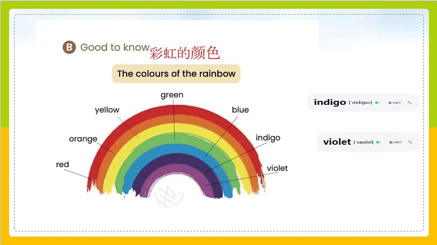 小学英语人教精通版（2024）三年级下册Unit 6 Colours Stroy time 课件第3页