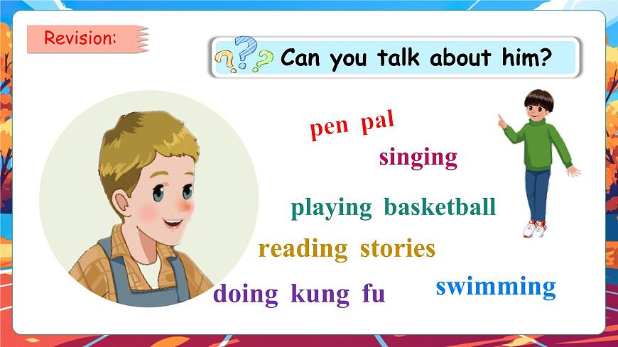 【公开课】Unit 4 I have a pen pal PB Let's talk 课件第5页