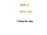 Unit 2 Lesson 4 Follow the rules.（課件）2025-2026學(xué)年冀教版四年級(jí)英語(yǔ)上冊(cè)