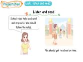 Unit 2 Lesson 4 Follow the rules.（課件）2025-2026學(xué)年冀教版四年級(jí)英語(yǔ)上冊(cè)