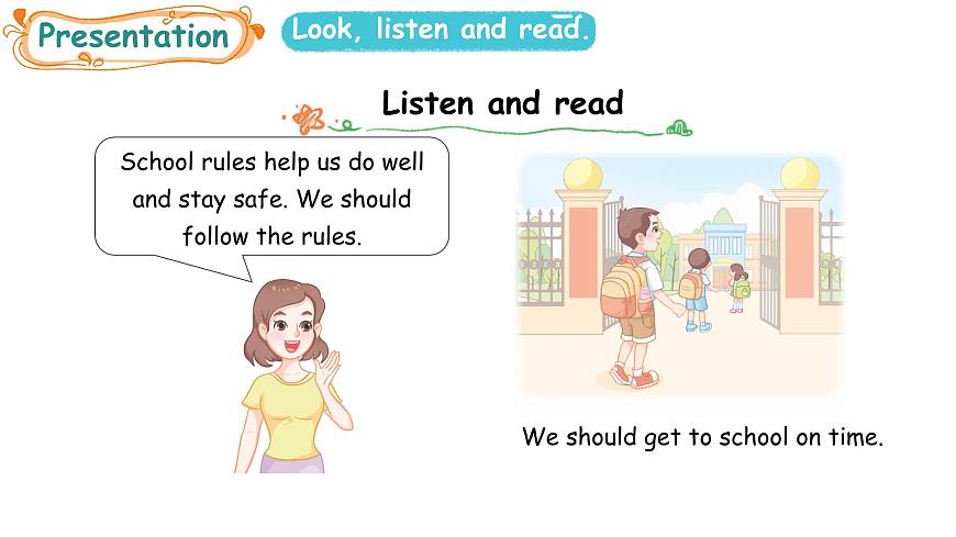 Unit 2 Lesson 4 Follow the rules.（课件）2025-2026学年冀教版四年级英语上册第5页
