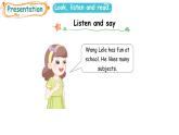 Unit 1 Lesson 3 Wang Lele's school days（課件）2025-2026學(xué)年冀教版（三起）四年級(jí)英語(yǔ)上冊(cè)