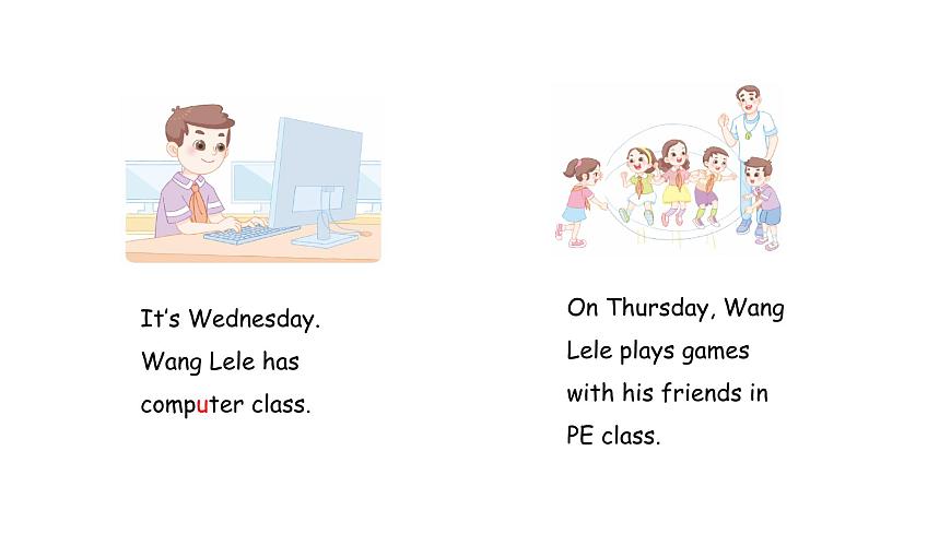 Unit 1 Lesson 3 Wang Lele's school days（课件）2025-2026学年冀教版（三起）四年级英语上册第7页