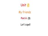 Unit 2 Part A (3) Let's spell（課件）2025-2026學(xué)年人教版四年級(jí)英語(yǔ)上冊(cè)