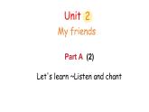 Unit 2 Part A (2) Let's learn ~Listen and chant （課件）2025-2026學(xué)年人教版四年級英語上冊