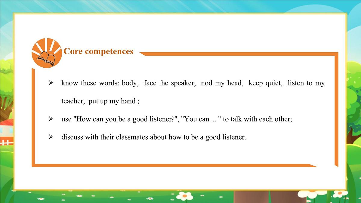 U7 Be a Good Listener Get started第2页