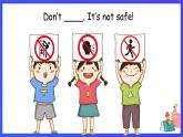 人教PEP版（2024）英語(yǔ)二年級(jí)下冊(cè)Unit 2《Play safely》lesson 4 課件+素材