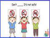 人教PEP版（2024）英語(yǔ)二年級(jí)下冊(cè)Unit 2《Play safely》lesson 4 課件+素材