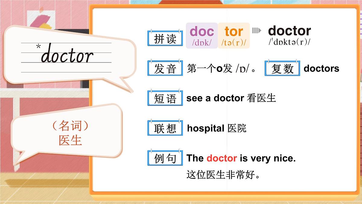 人教版PEP（2024）英语四年级上册 Unit 1 Helping at home 单词讲解（课件）第4页