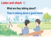 人教版PEP（2024）英語四年級上冊 Unit 2 My friends Part C Reading time 第6課時(shí)（課件+素材）
