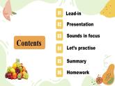 【核心素養(yǎng)】譯林版(三起)英語三年級下冊 Unit 5 Fruit 第1課時（課件+教案+音視頻素材）