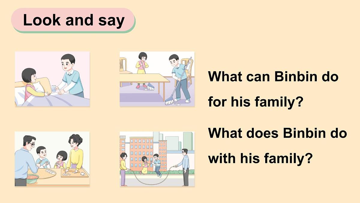Unit 1 Helping at home Part B 第5课时课件2025-2026学年度人教PEP英语四年级上册第6页