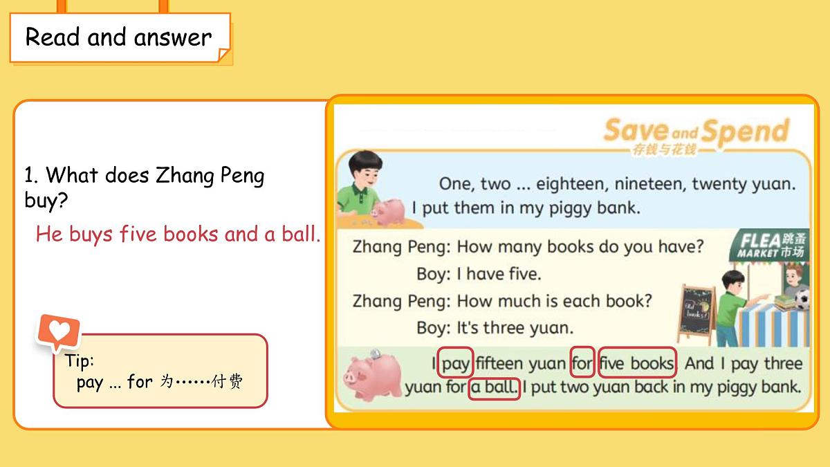 Unit 6 Numbers in life Part B Read and write & Part C Project 课件 英语人教PEP（2024）三年级下册第8页