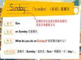 Unit 3 My week單詞講解（課件）2025-2026學(xué)年譯林版四年級英語上冊
