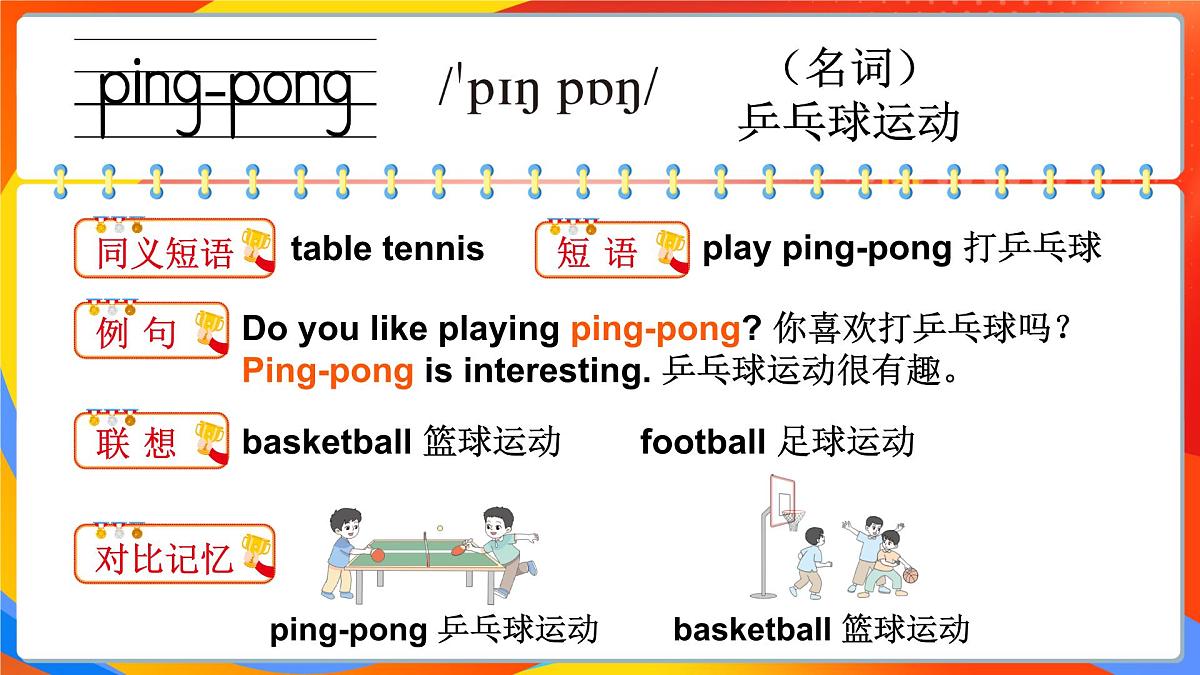 Unit 4 I like sport单词讲解（课件）2025-2026学年译林版四年级英语上册第5页