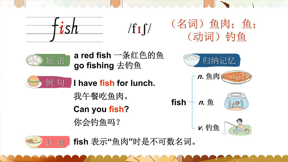 Unit 3 I like dumplings单词讲解（课件）2025-2026学年湘少版四年级英语上册第4页