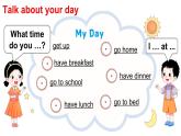 Unit 2 What time do you get up第3課時（課件+素材）2025-2026學(xué)年湘少版四年級英語上冊