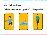 人教精通版（2024）英語四年級(jí)上冊(cè) Unit 1 Sports Lesson 2（課件）
