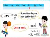 人教精通版（2024）英語四年級(jí)上冊(cè) Unit 1 Sports Lesson 2（課件）
