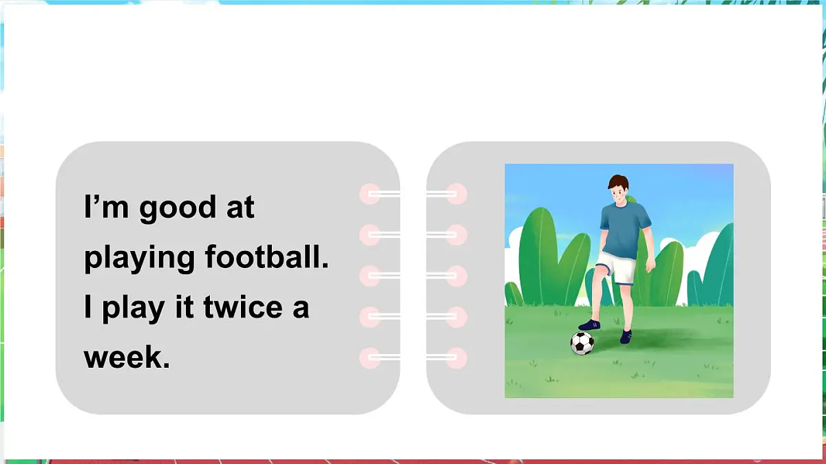 人教精通版（2024）英语四年级上册 Unit 1 Sports Fun time（课件）第4页