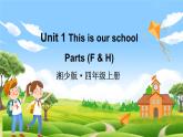 湘少版（2024）英語四年級上冊 Unit 1 This is our school 第2課時（課件+素材）