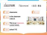 湘少版（2024）英語四年級上冊 Unit 1 This is our school 單詞講解（課件）