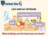 譯林版（三起）（2024）英語四年級上冊 Unit 1 Our school subjects 第2課時（Cartoon time & Sounds in focus)（課件+素材）