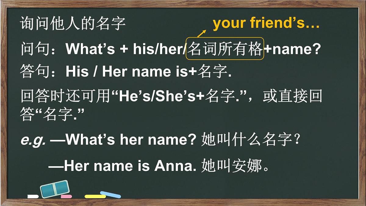 小学英语新人教版PEP四年级上册Unit 2 My friends Part A 第1课时教学课件（2025秋）第7页