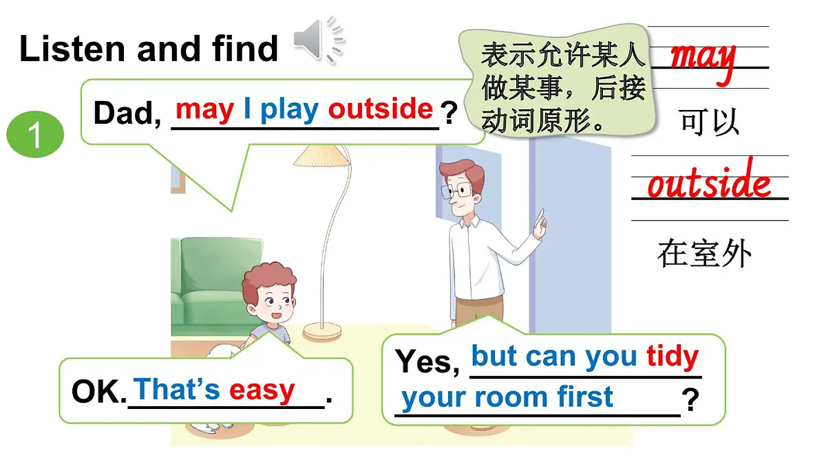 小学英语新外研版（三起）四年级上册Unit 2 Helping at home第2课时（Start up）教学课件（2025秋）第6页