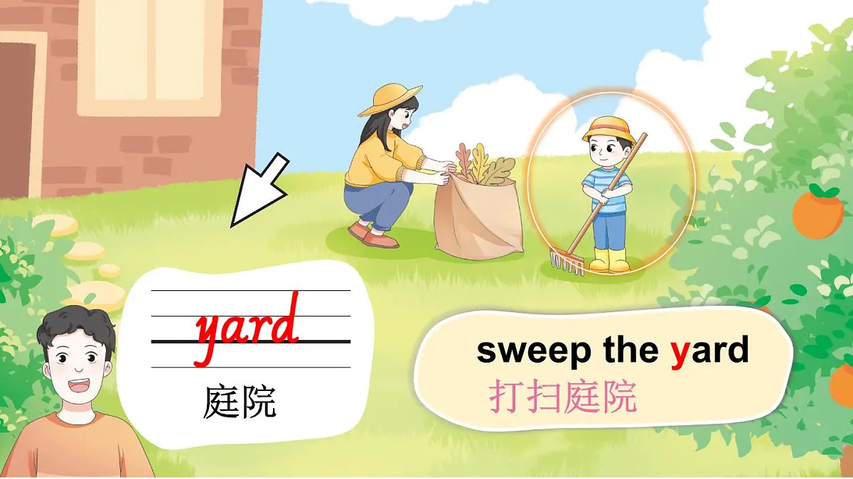 小学英语新外研版（三起）四年级上册Unit 2 Helping at home第4课时（Fuel up）教学课件（2025秋）第6页